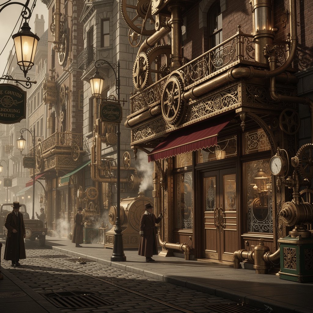 urban street with city activity