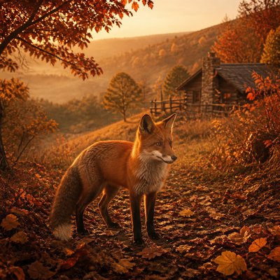 animal standing in natural pose — Autumncore Aesthetic