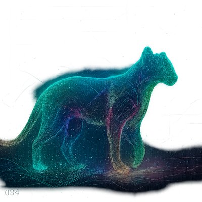 animal standing in natural pose