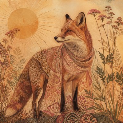 animal standing in natural pose — Bohemian Fashion Design