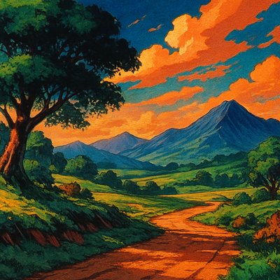 wide landscape with natural scenery