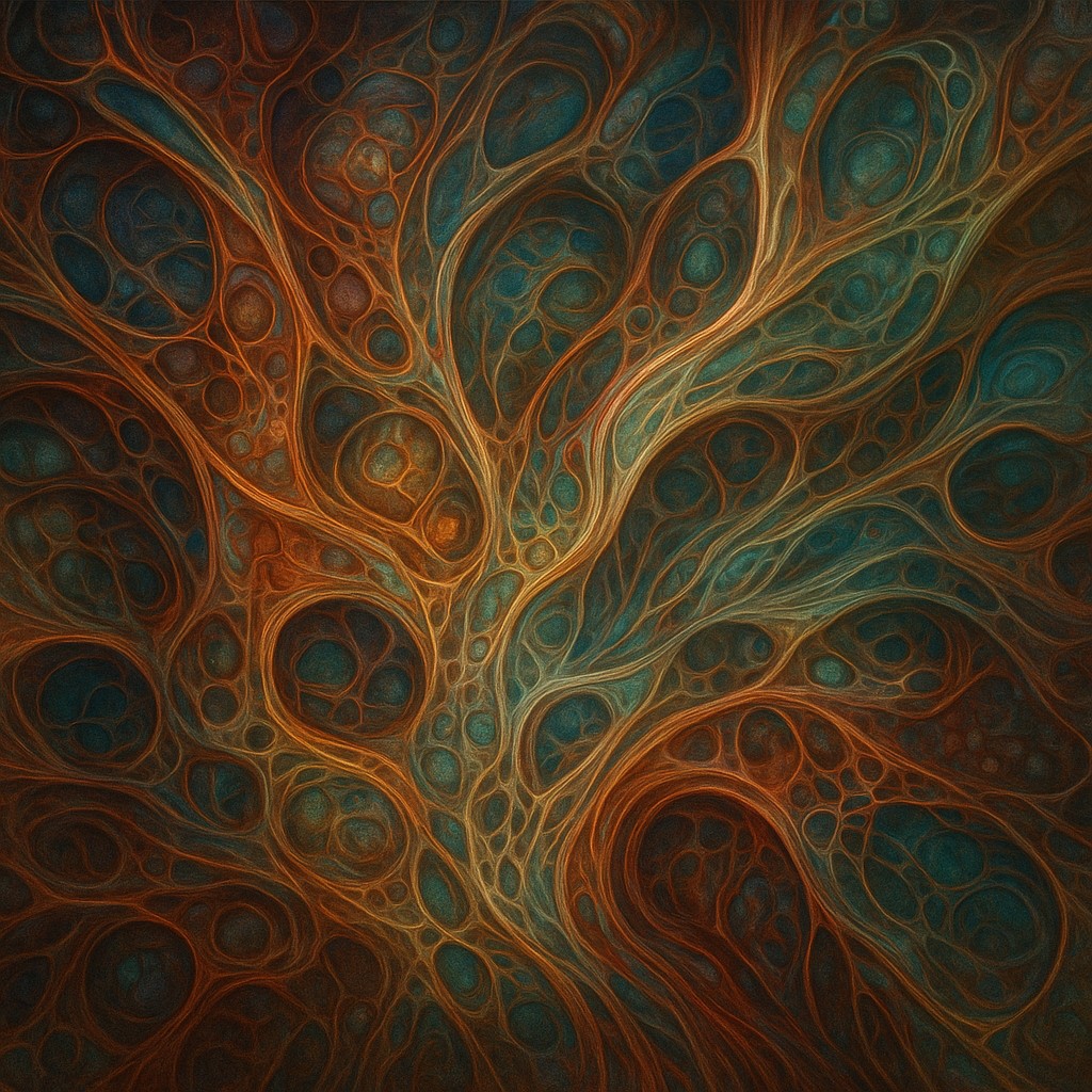 Organic Abstract Art Style Style Transfer Example