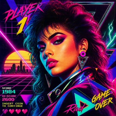 80s Retro Aesthetic 1