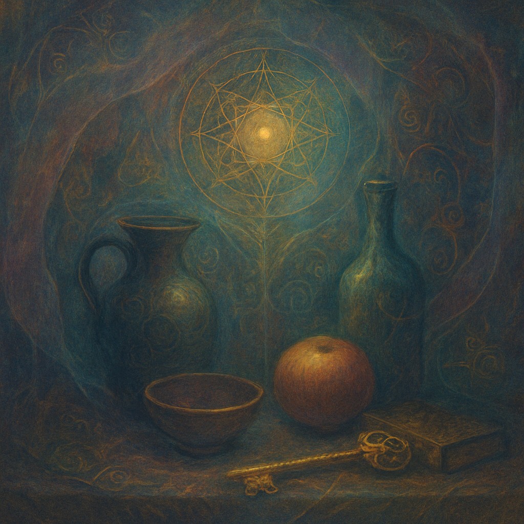 still life with everyday objects
