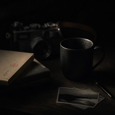 still life with everyday objects — Moody Portrait Photography Style