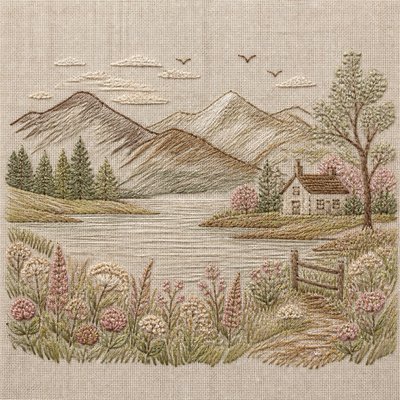 wide landscape with natural scenery