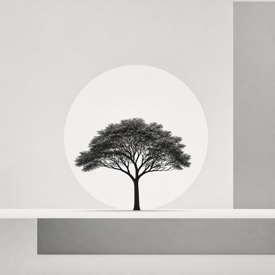 a tree in nature — Modern Minimalist Furniture Art