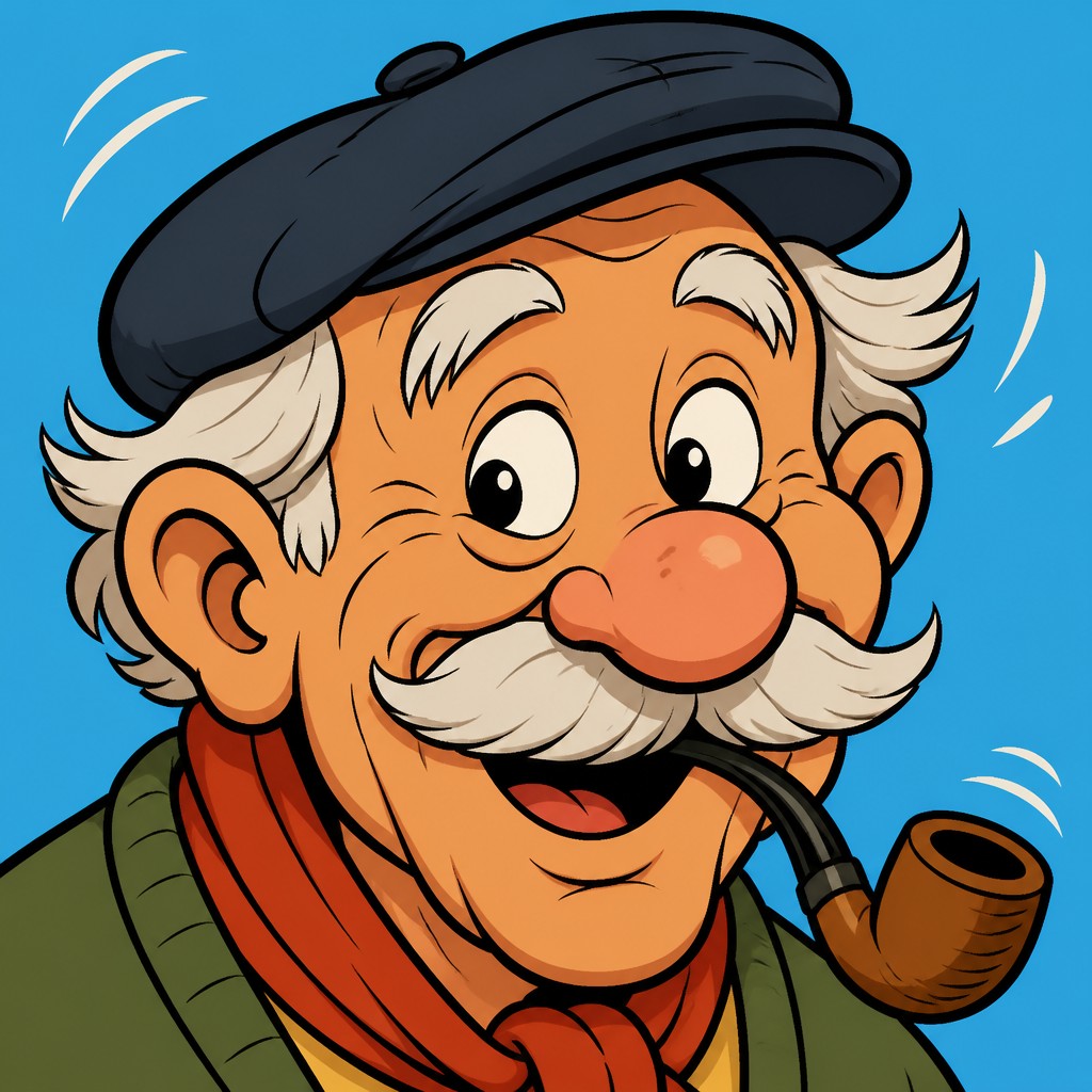 close-up portrait of an elderly person with expressive weathered features