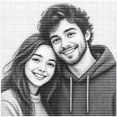 portrait of two people together