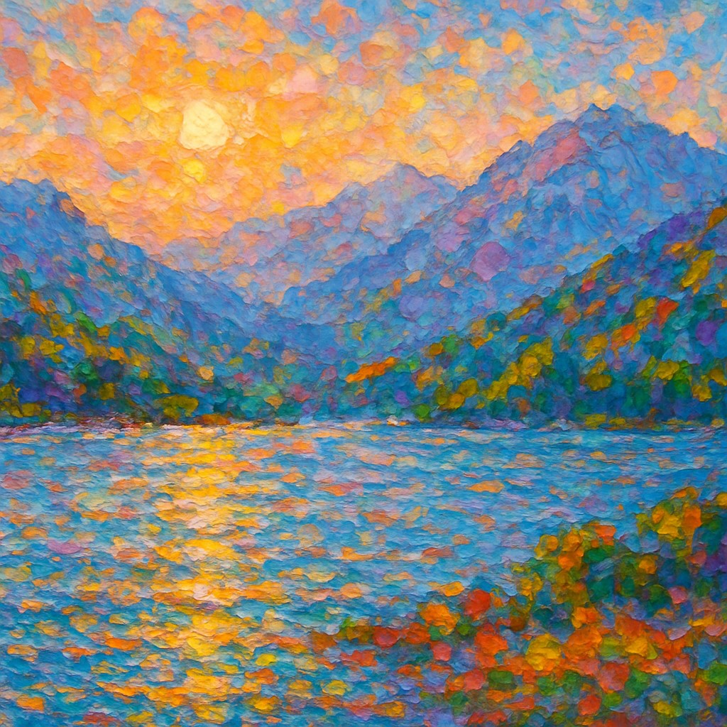 Impressionist Landscape Art Style preview 2
