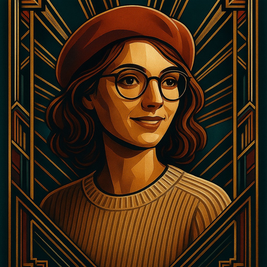 Art Deco Poster Design Style Transfer Example