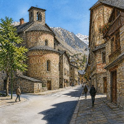 Andorran Art Style Style Transfer Example