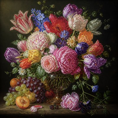 Flower Painting Art Style 3
