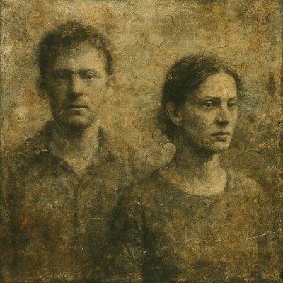 portrait of two people together