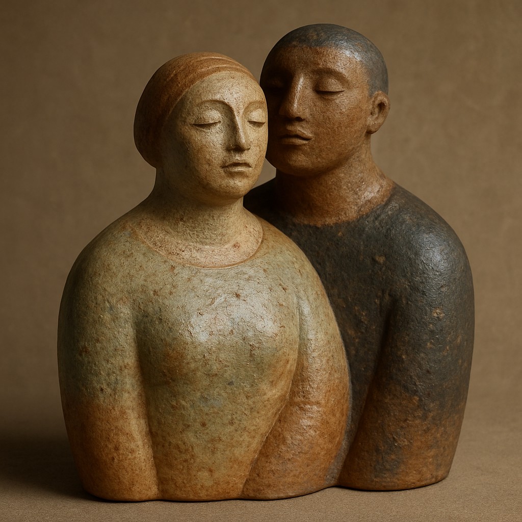 portrait of two people together