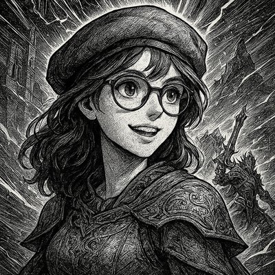Fantasy Adventure Manga Art Style Style Transfer Example