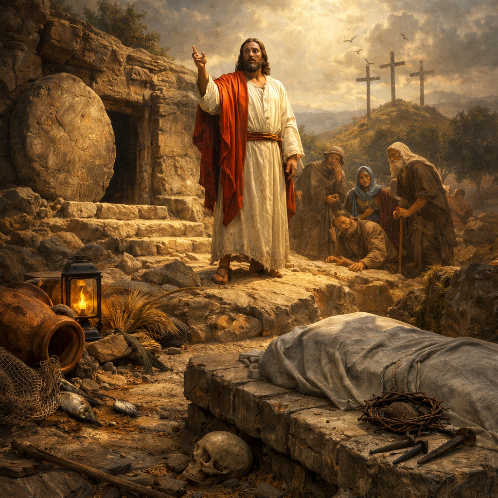 And this is the Father's will which hath sent me, that of all which he hath given me I should lose nothing, but should raise it up again at the last day.
(John 6:39 KJV)