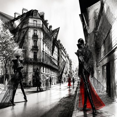 Avant-Garde Fashion Design Style Transfer Example