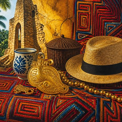still life with everyday objects — Panamanian Art Style
