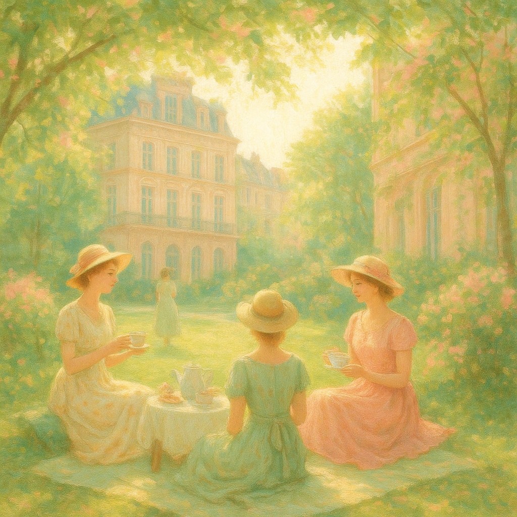 Garden Party Style Transfer Example