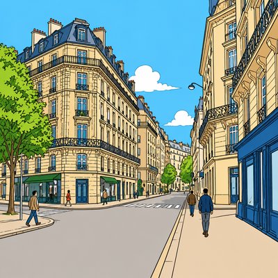 European Comic Art (Ligne Claire) Style Transfer Example
