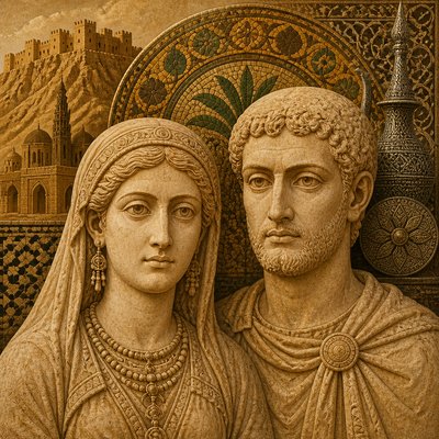 portrait of two people together