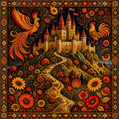 majestic castle on a hilltop