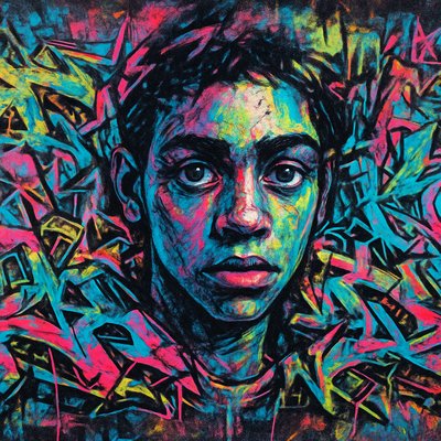 portrait of a person with expressive eyes