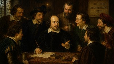 William Shakespeare and his actors