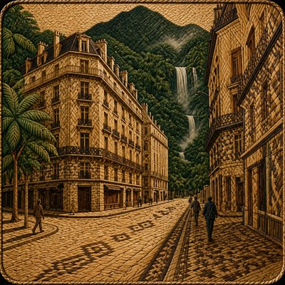 Dominica Art Style Style Transfer Example