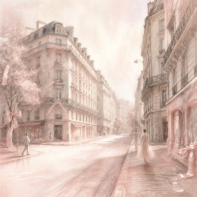 Balletcore Aesthetic Style Transfer Example