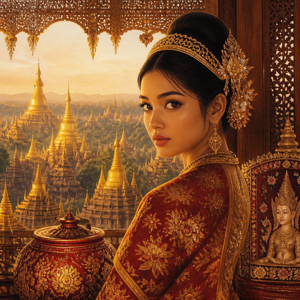 Burmese Art Style example artwork 1
