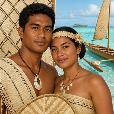 portrait of two people together