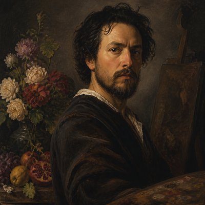 Self-Portrait Painting Style 3