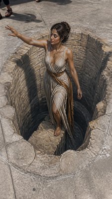 full-length portrait of an elegant figure