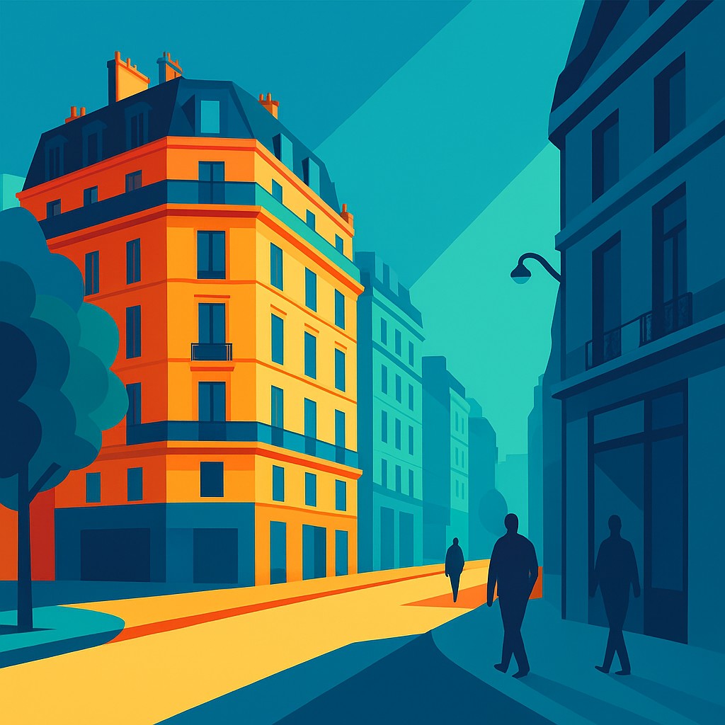 Vector Digital Art Style Style Transfer Example