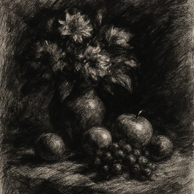 Charcoal Portrait Art Style 3