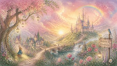 sweeping panoramic landscape with a dramatic sky