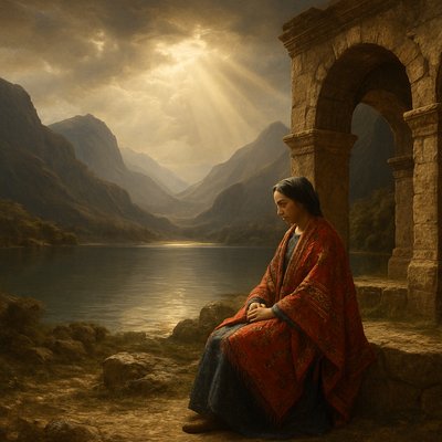 Dramatic Ethnographic Oil Painting 2