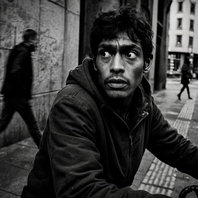 portrait of a person with expressive eyes
