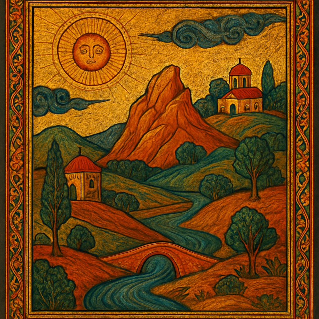 wide landscape with natural scenery