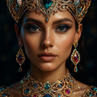 portrait of a person with expressive eyes
