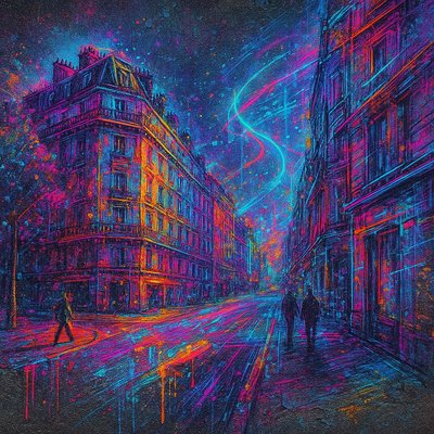 Augmented Reality Graffiti Style Transfer Example