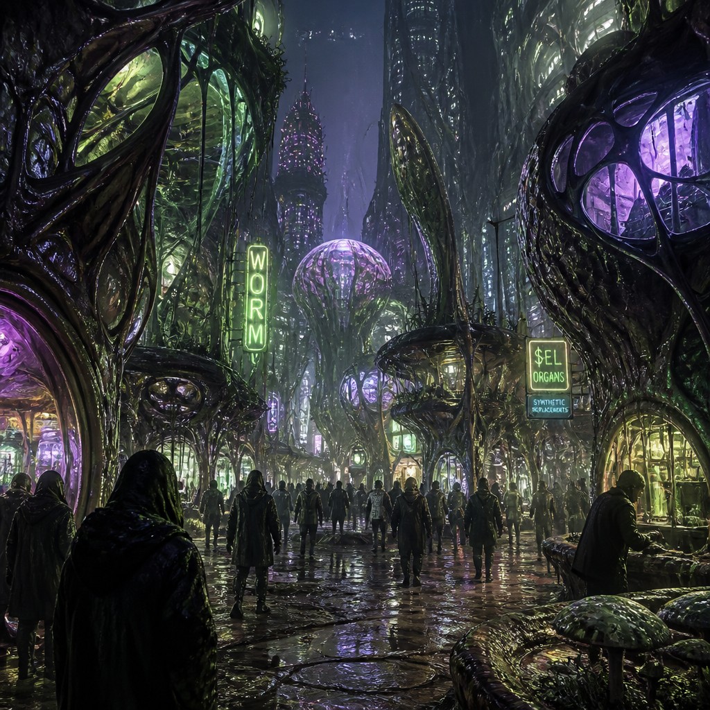 urban street with city activity
