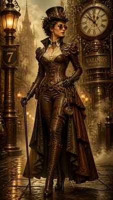 full-length portrait of an elegant figure