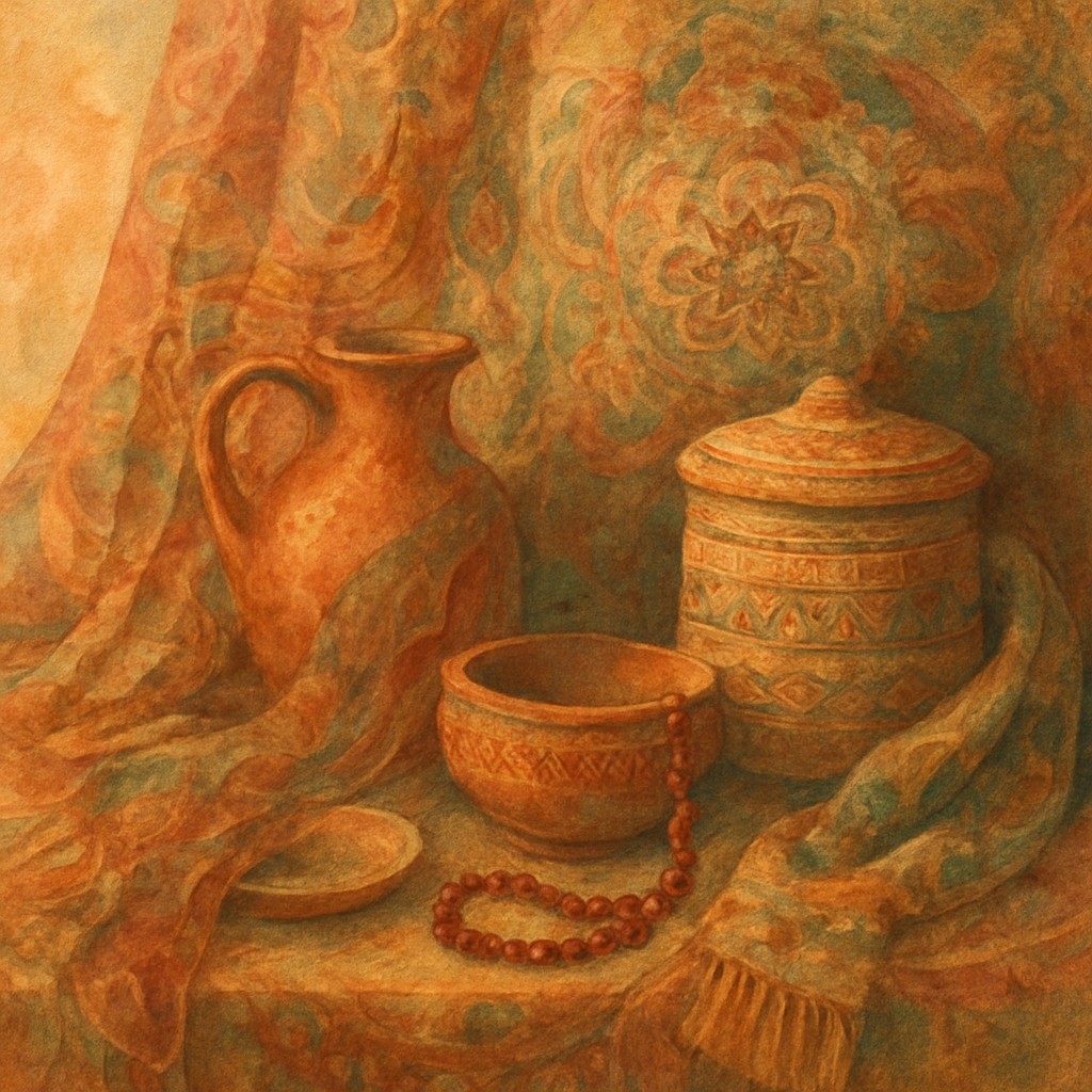 still life with everyday objects