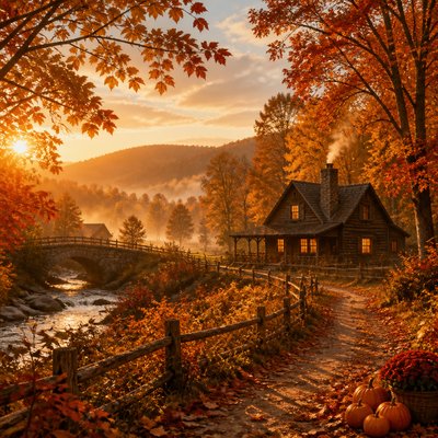 wide landscape with natural scenery — Autumncore Aesthetic