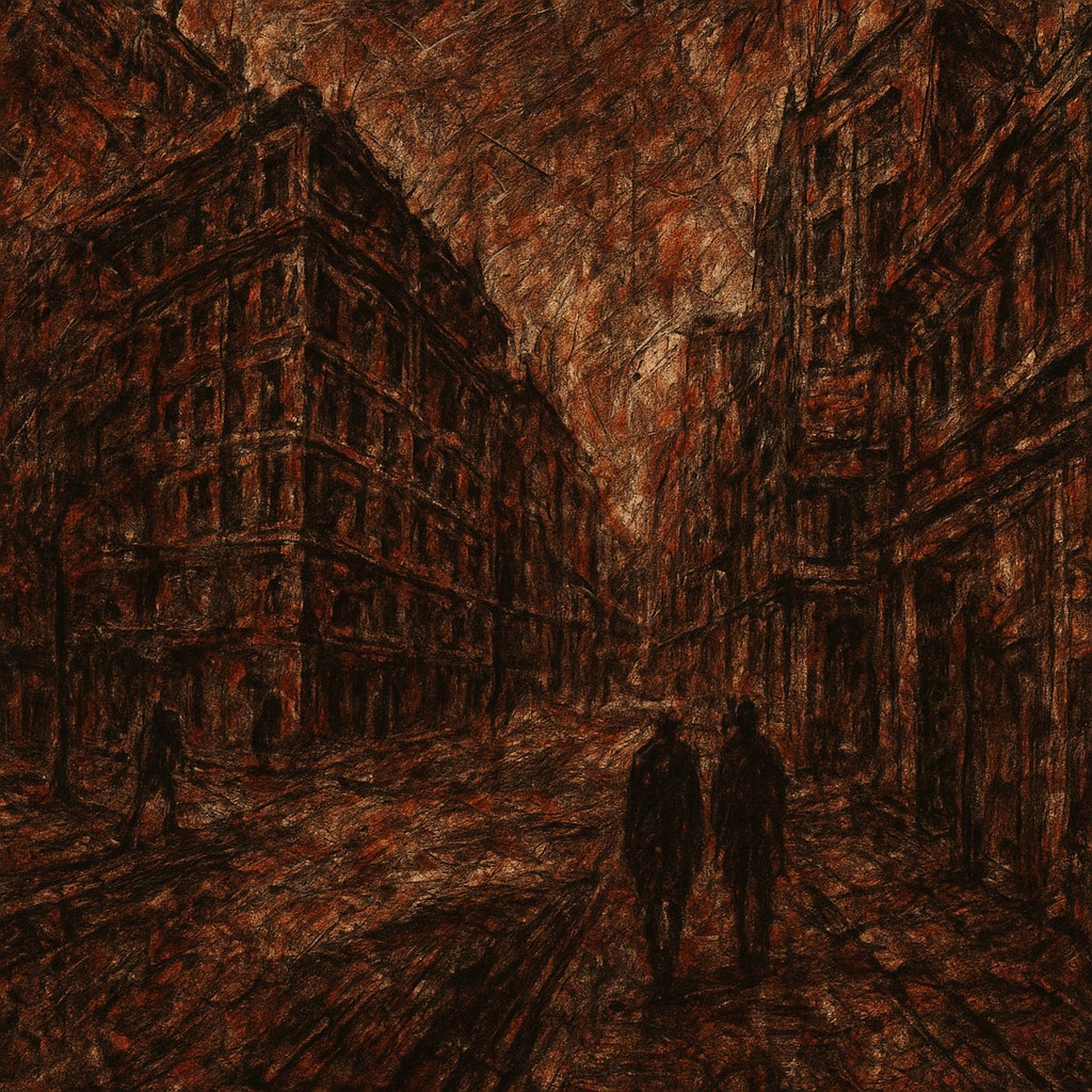 Industrial Despair Expressionism Art Style Style Transfer Example