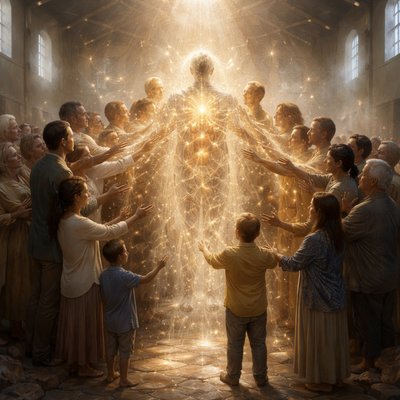 Express without words “For as we have many members in one body, and all members have not the same office: So we, being many, are one body in Christ, and every one members one of another.” (Romans 12:4-5, KJVA)
