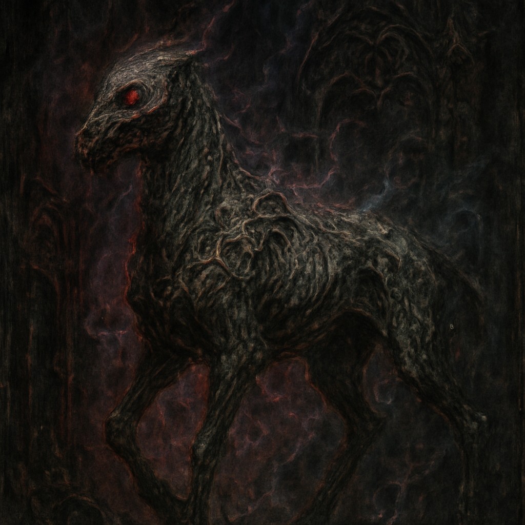 animal standing in natural pose
